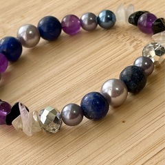 MEN'S天然石ブレスレット①の画像