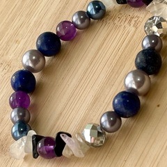 MEN'S天然石ブレスレット①の画像