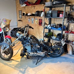 ドラッグスター250チョッパーフルカスタムの画像