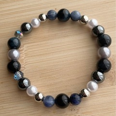 MEN'S天然石ブレスレット④の画像