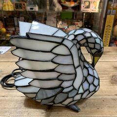 白鳥 ステンドグラスライト インテリア 照明の画像