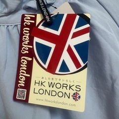 新品未使用タグ付き/HK WORKS LONDON/フリルネックシャツの画像