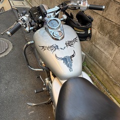 【値下げ可】マグナ250CC シルバー MAGUNA250バイク V型2気筒 大阪の画像