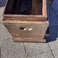 レトロ　長火鉢　そこそこ古い②の画像