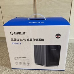 【未開封】ORICO HDDケース 5台 22TB*5 USB 3.1 Type-C HDD ケース 3.5インチ 2-IN-1データケーブル付き ハードディスクケース プッシュオン設計 12V/10A電源アダプタ付き ホームデータ管理用 9758C3の画像