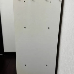 【受付終了：お渡し決まりました】【汚れあり】ニトリ / 3段カラーボックス / 4連フック付きの画像