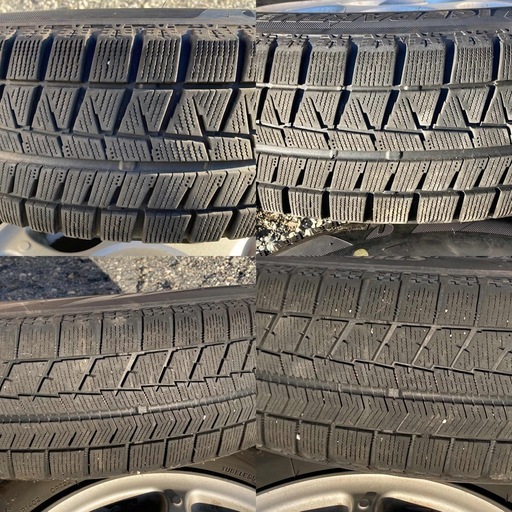 スタッドレスタイヤ・ホイール4本　185/70R14　走行1000km以下　ブリジストン