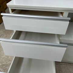 ★リユースのサカイ高崎店★TJ13840 NITORI レンジボード 白 H190×D50.5×W89.5 クリーニング済みの画像