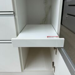 ★リユースのサカイ高崎店★TJ13840 NITORI レンジボード 白 H190×D50.5×W89.5 クリーニング済みの画像