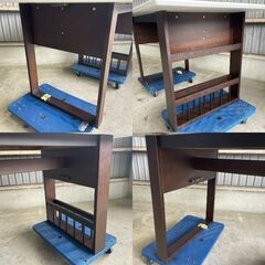 K48 ニトリ 伸長式 ダイニング 食卓 テーブル DT ピア２ WH ホワイト 白 DT PIA2 EXT 折りたたみ 家具 リビング 机 の画像