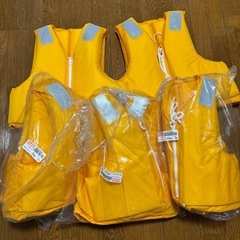 5着ヤマハライフジャケット救命器具 小型船舶用救命胴衣　船舶検査対応の画像