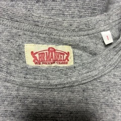 【HRM】ハリウッドランチマーケット ストレッチフライス 長袖（サイズ1／グレー）の画像