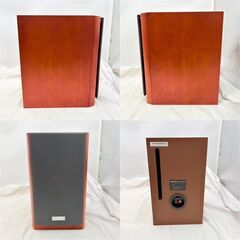 【❗️✨ジャンク扱い✨❗️】ONKYO オンキョー ブックシェルフ スピーカー D-S9GX ペア 木目 ブラウン 現状品の画像