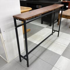 ★リユースのサカイ千葉中央店★  コンソールテーブル  H79×D20×W120 クリーニング済み TC5975の画像