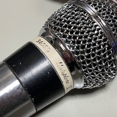 SHURE ダイナミックマイク 565SD / SM58 2点まとめて 音出し確認OK！ マイクヘッドカバー サビ有り コードおまけ 中古現状品 ④の画像