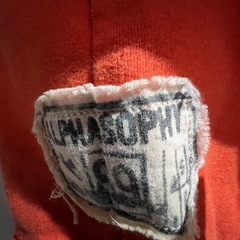 アルファソフィー　オレンジ　トレーナー　ヴィンテージブランドの画像