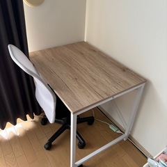 机と椅子とセット（美品）の画像