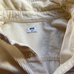 ユニクロ メンズ XSサイズ コーデュロイオーバーサイズワークシャツの画像