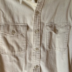 ユニクロ メンズ XSサイズ コーデュロイオーバーサイズワークシャツの画像