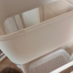 ワゴン　トローリー　ホワイト　スチールの画像