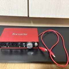 【オーディオインターフェース】Focusrite scarlet 2in2の画像