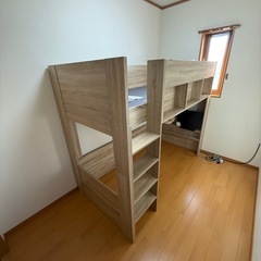 ロフトベッド Ashley (アシュリー) セミシングルの画像