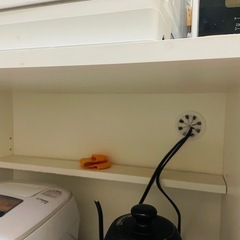 電子レンジ、トースター棚の画像