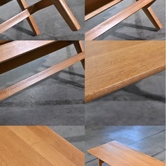 最高級 オーク総無垢 EasyLife 定価25万 COMET COFFEE TABLEの画像