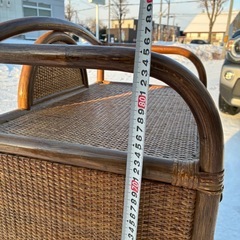 昭和レトロ　ヴィンテージ　藤チェストの画像