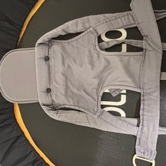 ダブルショルダー グレー 抱っこ紐の画像