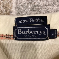 Burberry🔴ポロシャツLサイズの画像