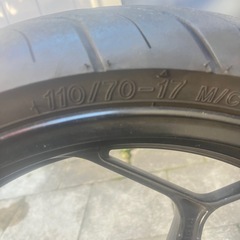 カワサキninja250    フロントホイールの画像