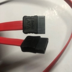 赤色 SATAケーブル 約95cmの画像