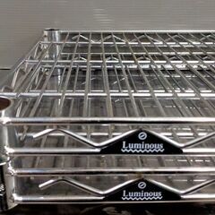 ルミナス スチールシェルフ 幅61cm 奥行35.5cm 2枚セット メタルラック 棚板 ポール径25mm用 SR6035の画像