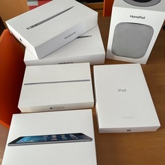 【空箱】13インチMacBook、AiriPad、HomePod 合計6点他、レッドウイング、レーバン、リーガル全て空箱の画像