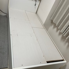 ベッド(シングル)収納付きニトリ製の画像