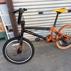 DOPPELGANGER BMX 20インチ ブラック×オレンジ ストリートの画像