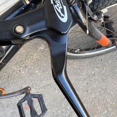 DOPPELGANGER BMX 20インチ ブラック×オレンジ ストリートの画像