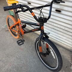 DOPPELGANGER BMX 20インチ ブラック×オレンジ ストリートの画像