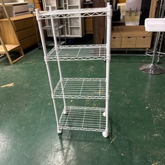 大人気！白のスチールラック！の画像