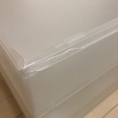 無印良品　3段引き出し付き収納ケースの画像