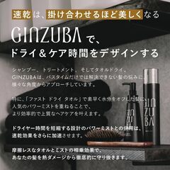 GINZUBA ファストドライタオルの画像
