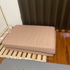 マットレス2枚　すのこ2枚の画像