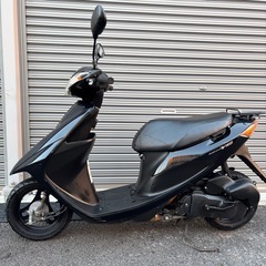 4412.定番人気　アドレスv50 白メーター　バッテリー、シート、ミラー新品　千葉県柏市　即日配送　自走引き取りも可能の画像