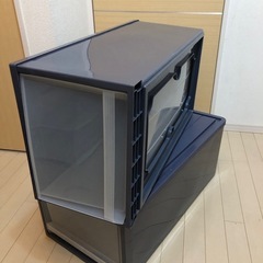 引き出し付き衣装ケース　2セットの画像