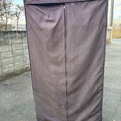 （カバー付）ハンガーラック メタルラック 衣装棚 収納棚の画像