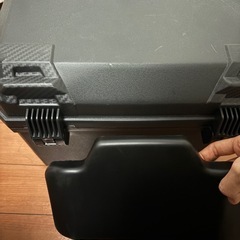 バイク用 リアボックス 新品未使用 タンデムクッション付き 即購入OKの画像