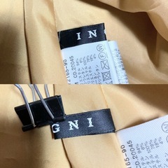 INGNI チェック柄プリーツ切替ロングスカート ベルト付き Ｍの画像