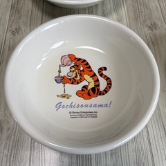 【未使用】ディズニー プーさんのモーニングミールセット 小皿 4枚セット 陶器の画像