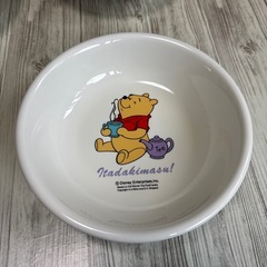【未使用】ディズニー プーさんのモーニングミールセット 小皿 4枚セット 陶器の画像